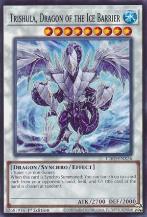 Trishula, Dragon of the Ice Barrier (L26D-ENX36)