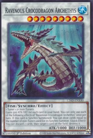 Ravenous Crocodragon Archethys (L26D-ENX40)