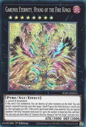 Garunix Eternity, Hyang of the Fire Kings (RA05-EN052)