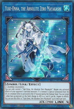 Yuki-Onna, the Absolute Zero Mayakashi (RA05-EN057)