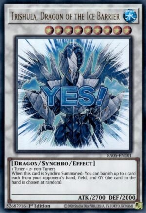 Trishula, Dragon of the Ice Barrier (RA05-EN101)