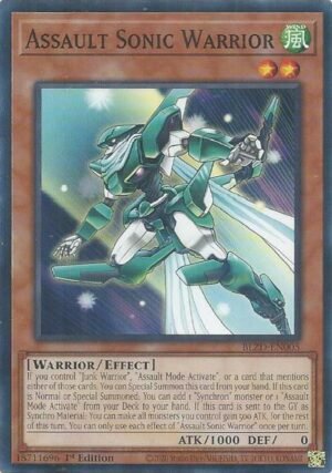 Assault Sonic Warrior (BLZD-EN005)