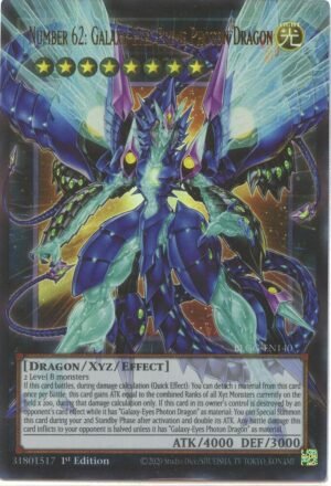 Number 62: Galaxy-Eyes Prime Photon Dragon (BLGG-EN140)