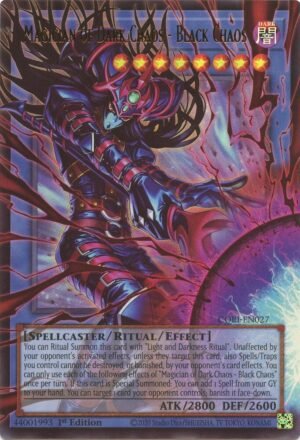 Magician of Dark Chaos - Black Chaos (Extended Art) (CORI-EN027)