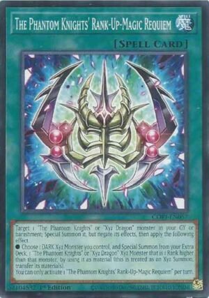 The Phantom Knights' Rank-Up-Magic Requiem (CORI-EN057)