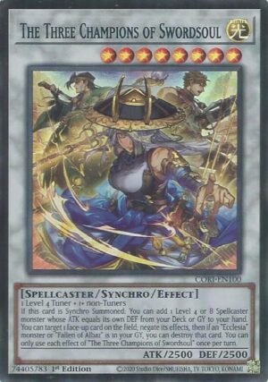 The Three Champions of Swordsoul (CORI-EN100)