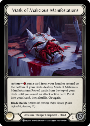 Mask of Malicious Manifestations (ARA003)