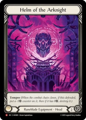 Helm of the Arknight (AVS003)
