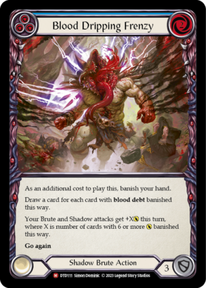 Blood Dripping Frenzy (DTD111)