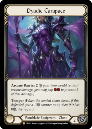 Dyadic Carapace (DTD211)