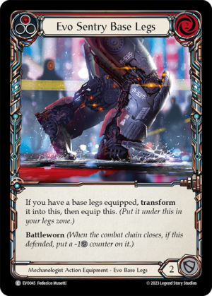 Evo Sentry Base Legs (EVO045)