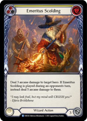 Emeritus Scolding (EVR126)