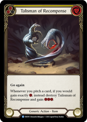Talisman of Recompense (EVR191)