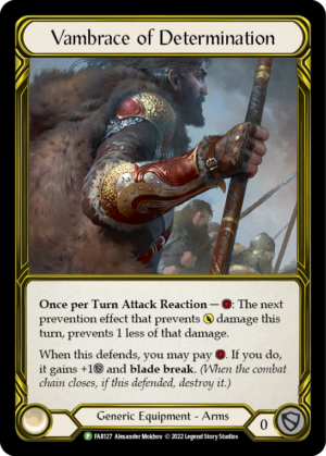 Vambrace of Determination (FAB127)