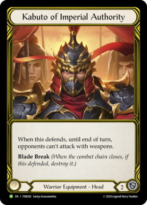 Kabuto of Imperial Authority (FAB292)