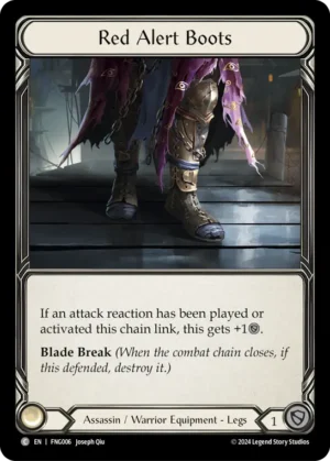 Red Alert Boots (FNG006)