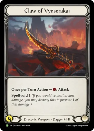 Claw of Vynserakai (GEM034)