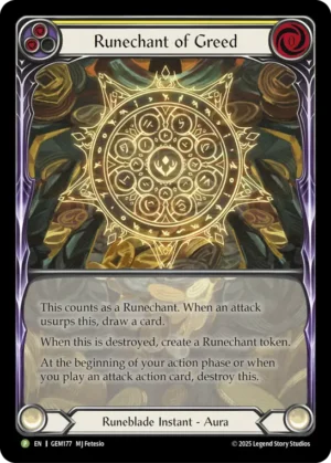 Runechant of Greed (GEM177)