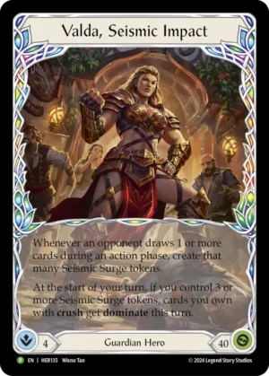 Valda, Seismic Impact (HER135)