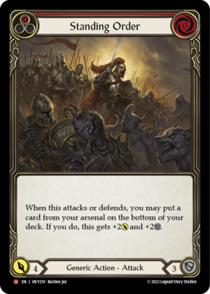 Standing Order (HVY210)