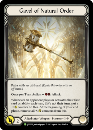 Gavel of Natural Order (JDG005)