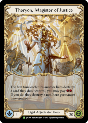 Theryon, Magister of Justice (JDG006)