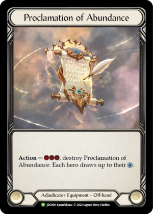 Proclamation of Abundance (JDG009)