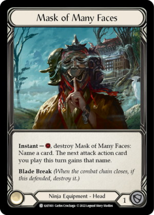Mask of Many Faces (KAT003)