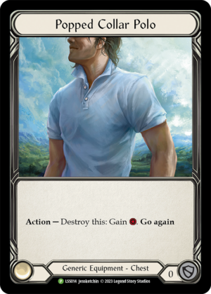 Popped Collar Polo (LSS014)