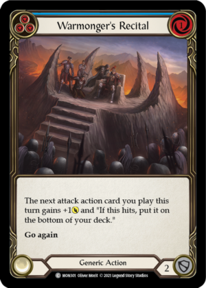 Warmonger’s Recital (MON301)