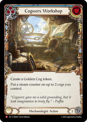 Cogwerx Workshop (SEA014)