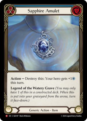 Sapphire Amulet (SEA197)