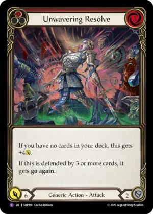 Unwavering Resolve (SUP218)