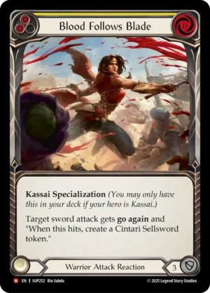 Blood Follows Blade (SUP252)