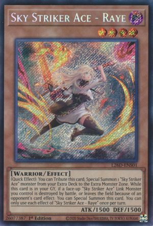 Sky Striker Ace - Raye (L26D-ENS01-S)