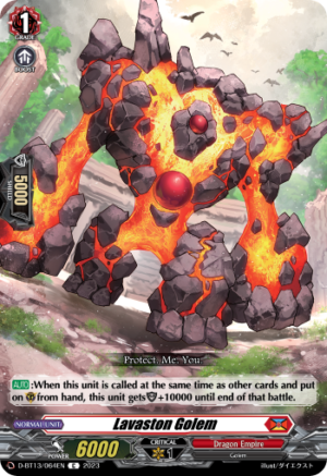 Lavaston Golem Lavaston Golem