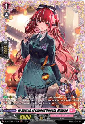 In Search of Limited Sweets, Mildred