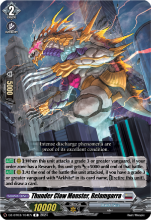 Thunder Claw Monster, Relamgarra