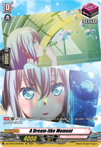 A Dream-like Moment (DZ-BT03/EXP05EN)