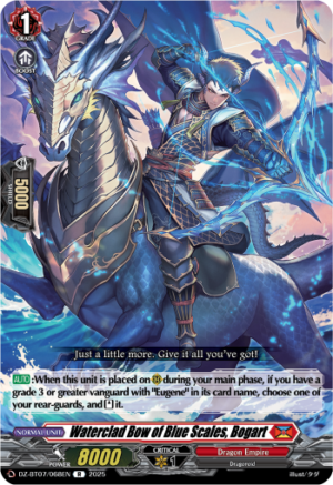 Waterclad Bow of Blue Scales, Bogart Waterclad Bow of Blue Scales, Bogart