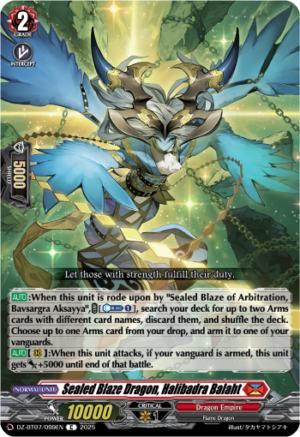 Sealed Blaze Dragon, Halibadra Balaht