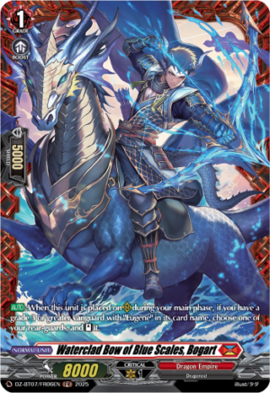 Waterclad Bow of Blue Scales, Bogart Waterclad Bow of Blue Scales, Bogart