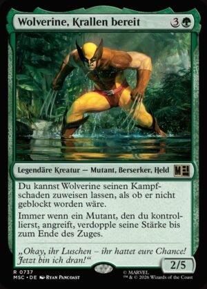 Wolverine, Claws Out (MSC-737)