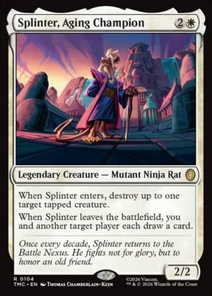 Splinter, Aging Champion (TMC-104)