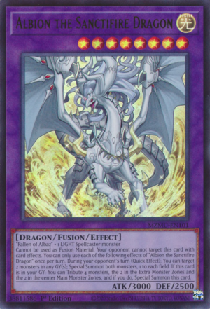 Albion the Sanctifire Dragon (MZMU-EN101)