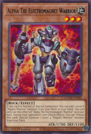 Alpha The Electromagnet Warrior (MZMU-EN080)