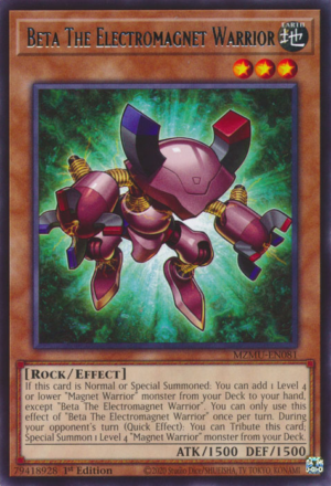 Beta The Electromagnet Warrior (MZMU-EN081)