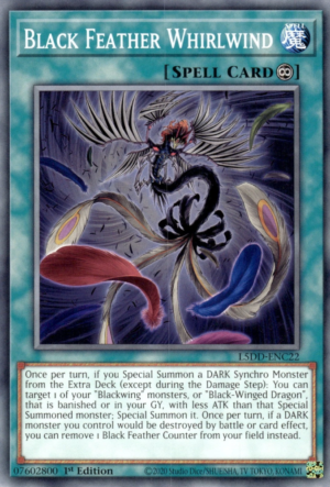 Black Feather Whirlwind (L5DD-ENC22)