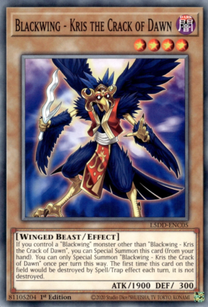 Blackwing - Kris the Crack of Dawn (L5DD-ENC05)