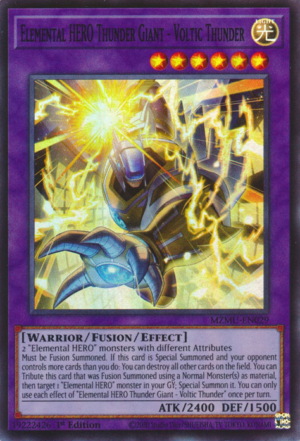 Elemental HERO Thunder Giant - Voltic Thunder (MZMU-EN029)